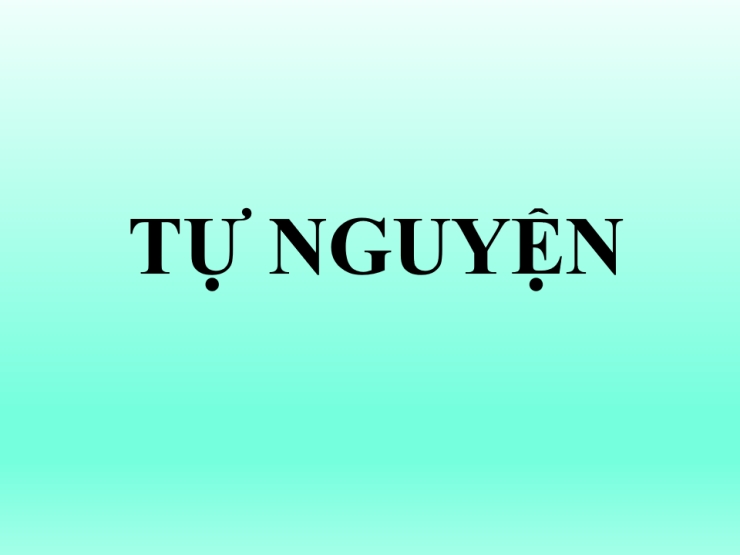 Tự Nguyện