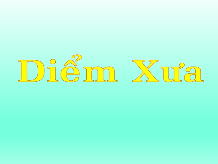 Diễm Xưa