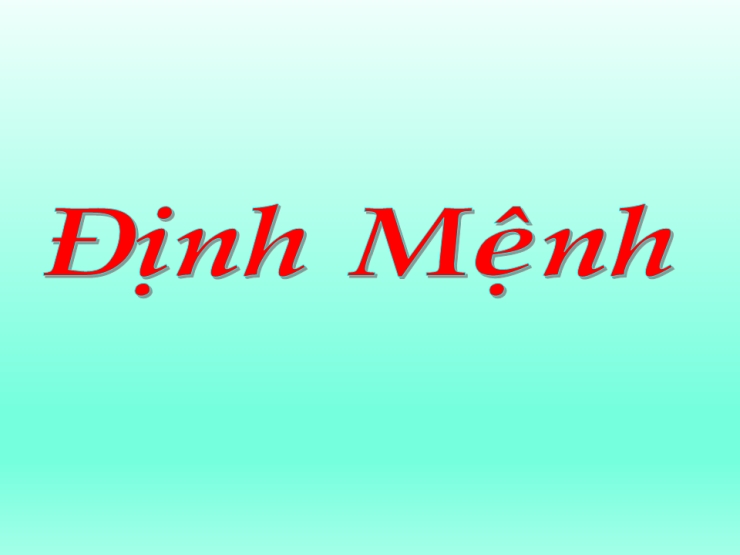 Định Mệnh  