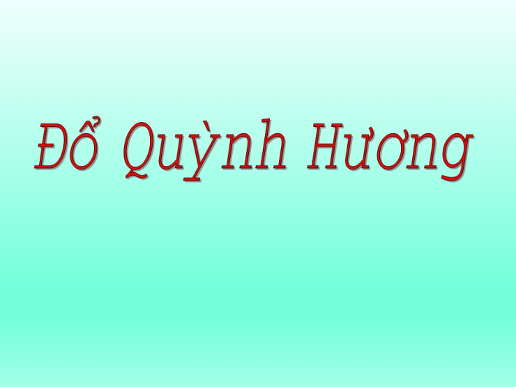 Đỗ Quỳnh Hương