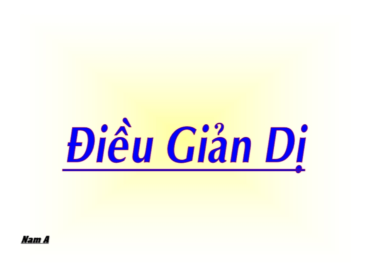 Điều Giản Dị