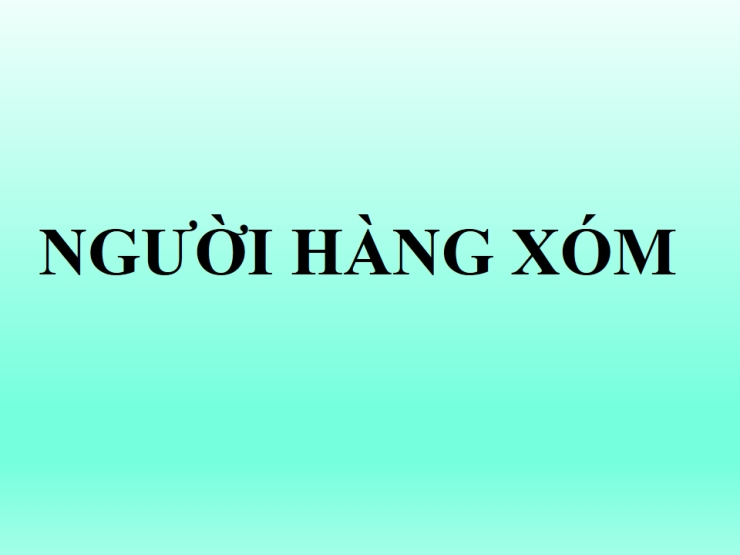Người Hàng Xóm