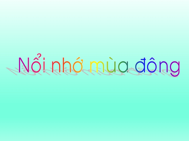 Nỗi Nhớ Mùa Đông
