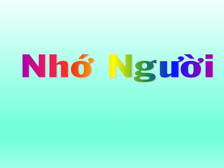 Nhớ Người
