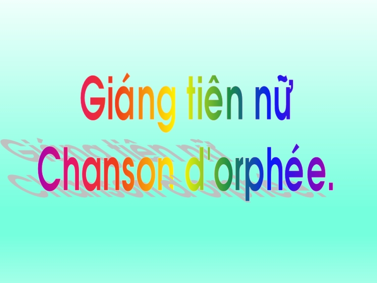  Giáng Tiên Nữ