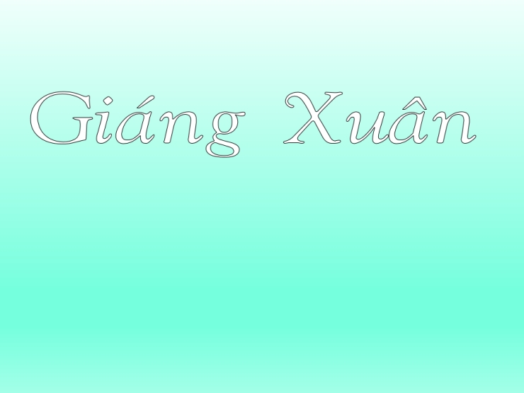 Giáng Xuân