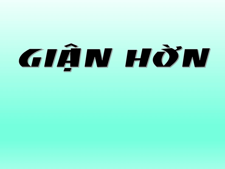 Giận Hờn