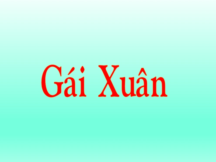 Gái Xuân