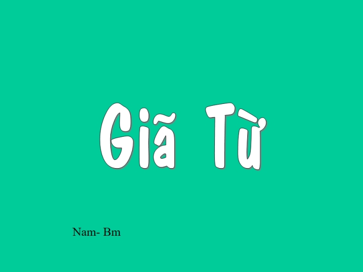Giã Từ