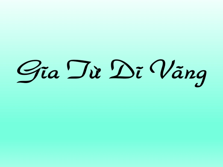 Giã Từ Dĩ Vãng
