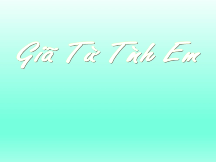 Giã Biệt Tình Em