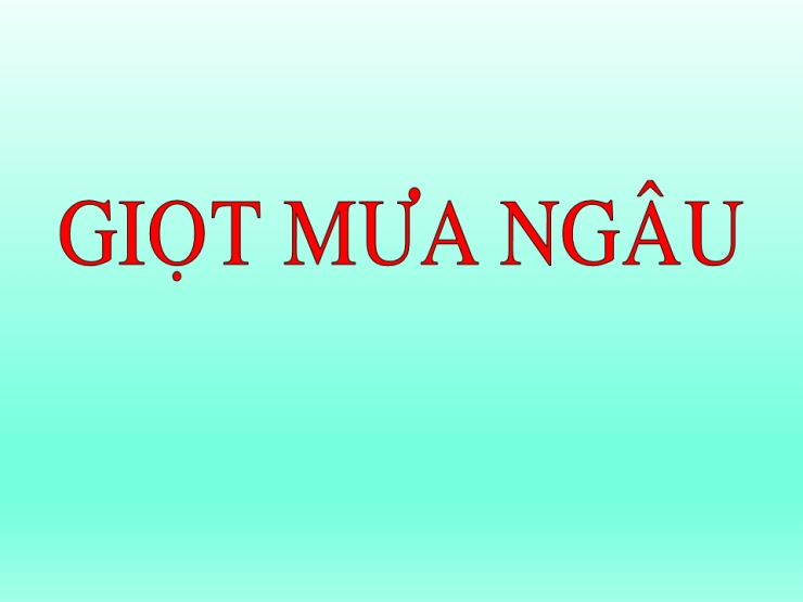 Mưa Ngâu