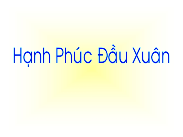 Hạnh Phúc Đầu Xuân