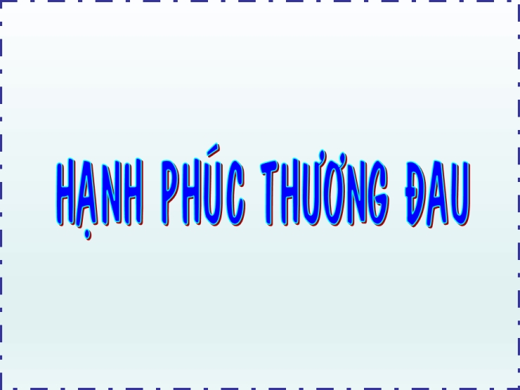 Hạnh Phúc Đau Thương