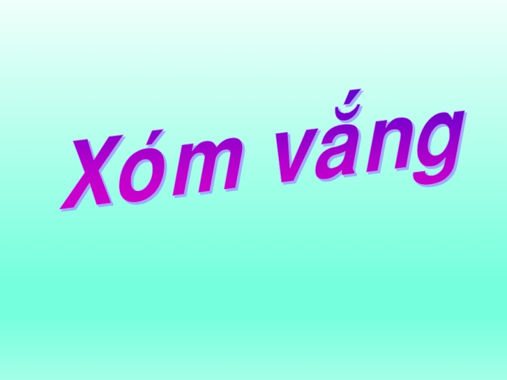 Xóm Vắng