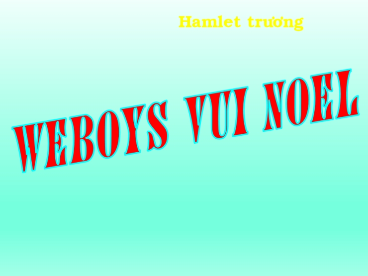 Weboys Vui Noel