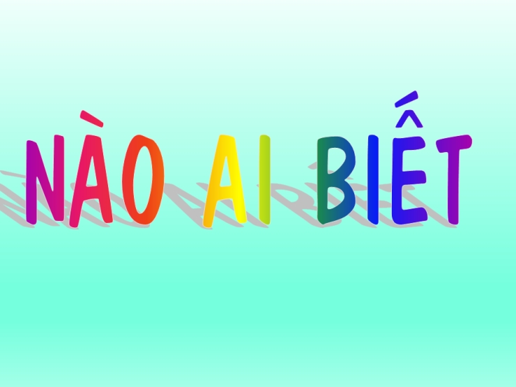 Nào Ai Biết