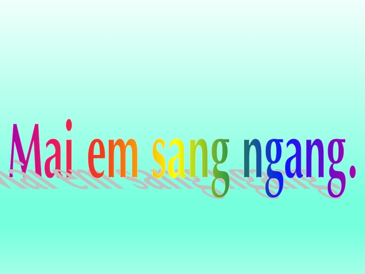 Mai em sang ngang