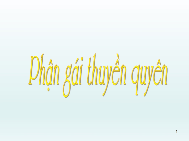 Phận Gái Thuyền Quyên