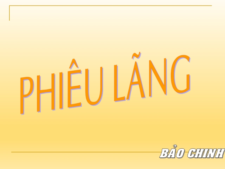 Phiêu Lãng