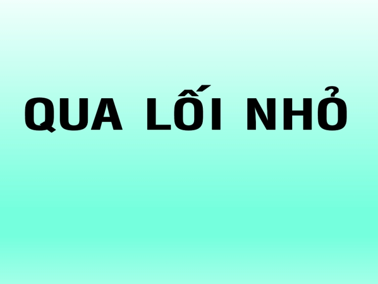 Qua Lối Nhỏ