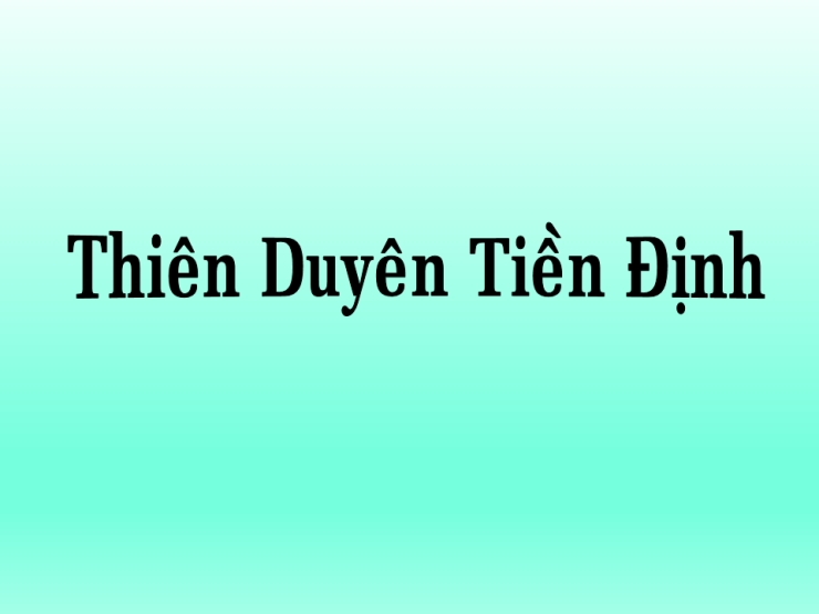 Thiên Duyên Tiền Định