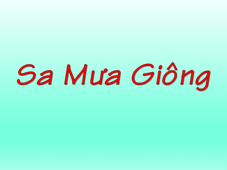 Sa Mưa Giông