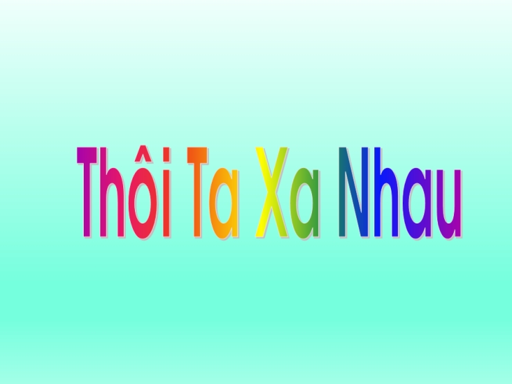 Thôi Ta Xa Nhau