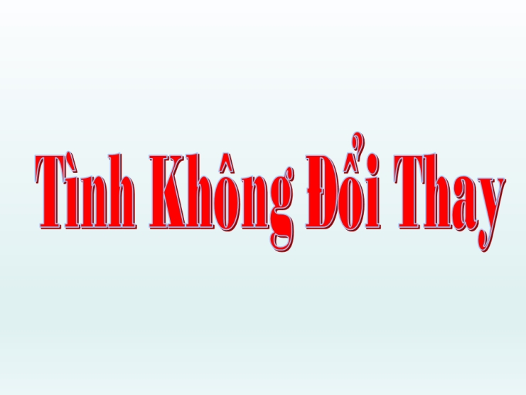 Tình Không Đổi Thay