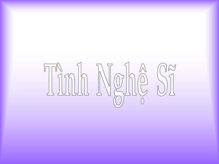 Tình Nghệ Sĩ