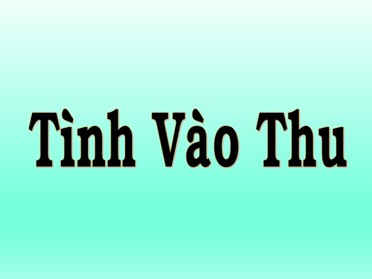 Tình Vào Thu