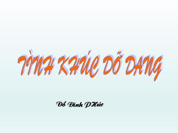 Tình Khúc Dở Dang