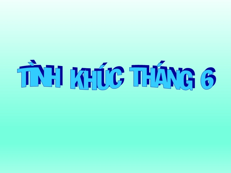 Tình Khúc Tháng Sáu
