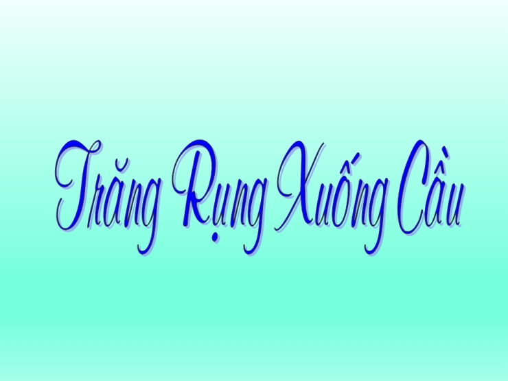 Trăng Rụng Xuống Cầu