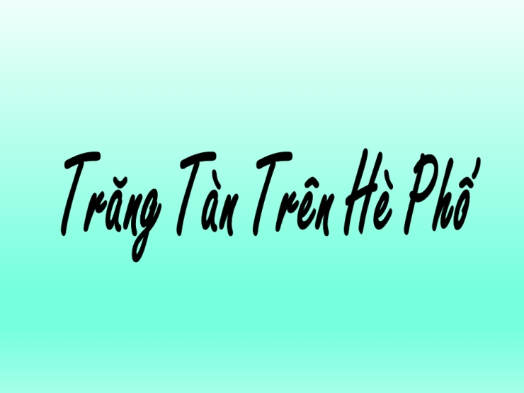 Trăng Tàn Trên Hè Phố