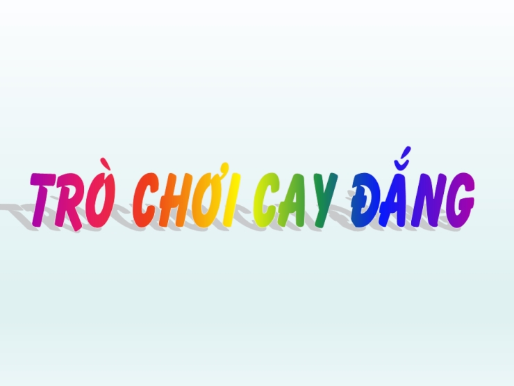 Trò Chơi Cay Đắng