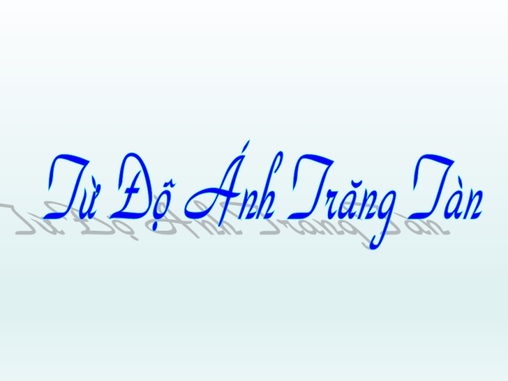 Từ Độ Ánh Trăng Tan