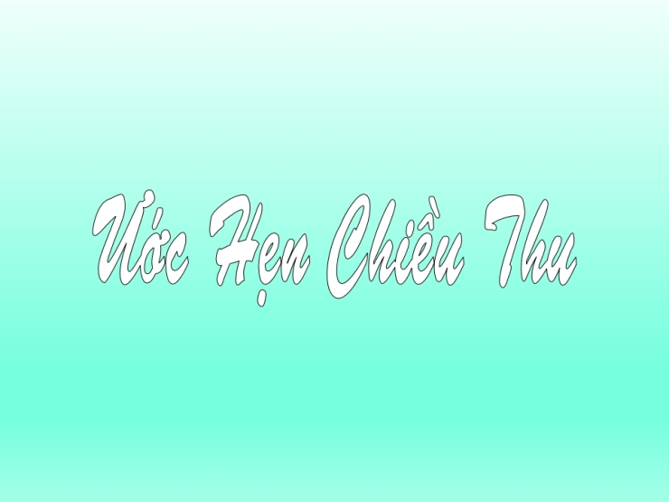 Ước Hẹn Chiều Thu