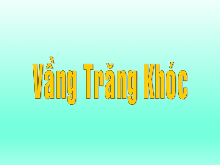 Vầng Trăng Khóc
