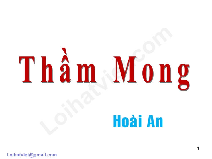 Thầm Mong