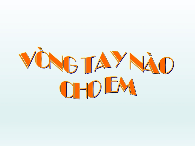 Vòng Tay Cho Em