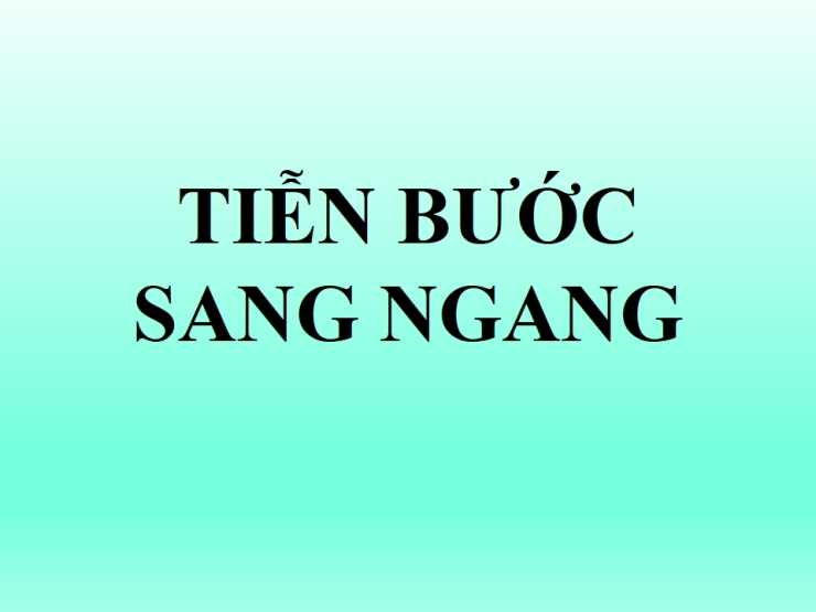 Tiễn Bước Sang Ngang 