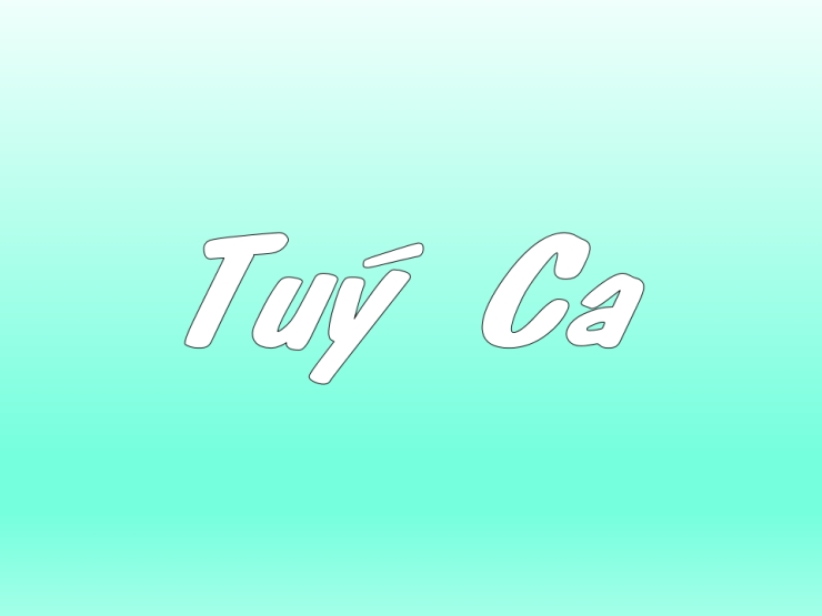 Túy Ca