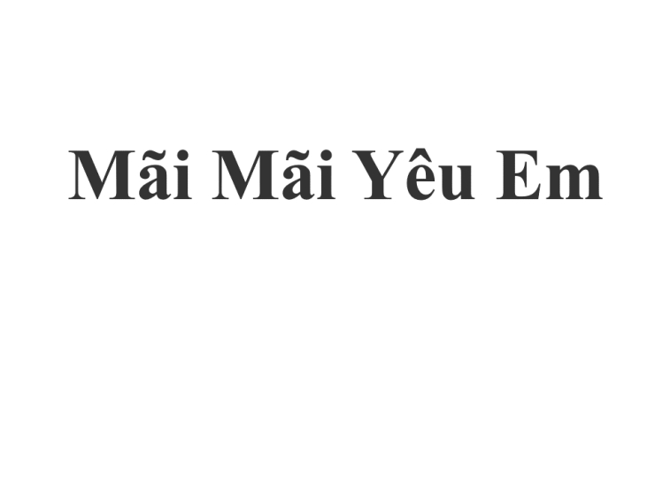 Mãi Mãi Yêu Em