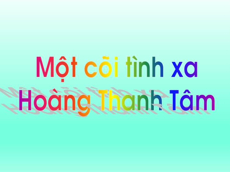 Một cõi tình xa