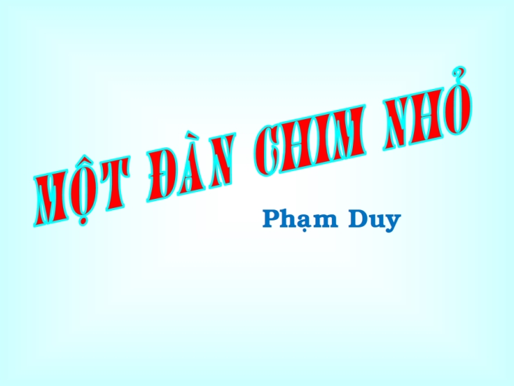 Một Đàn Chim Nhỏ