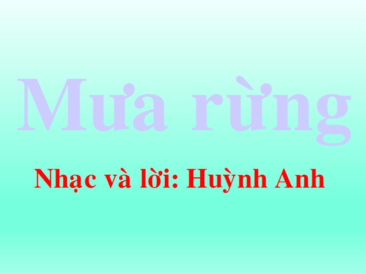 Mưa Rừng