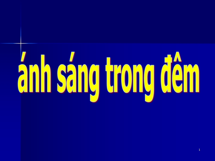 Ánh Sáng Trong Đêm