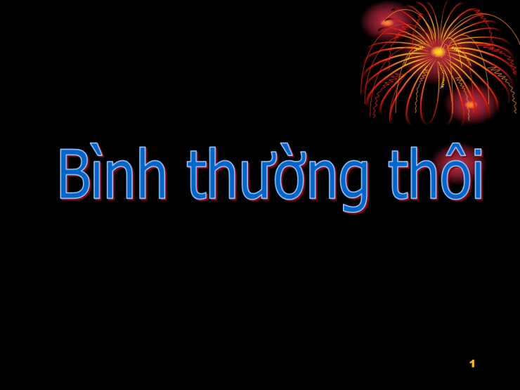 Bình Thường Thôi