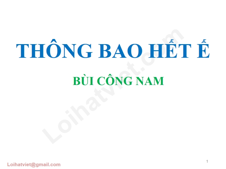 Thông Báo Hết Ế (Vu Quy Đại Náo OST)